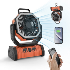 Outdoor Household Power Bank LED Light Camping Fan - All The Above
