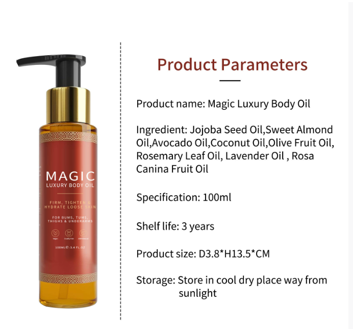 Hydrating Magic Body Oil – Lightweight, Non-Greasy