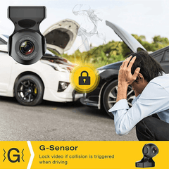 170° WiFi Dash Cam Recorder Car Camera HD 1080P Car DVR Vehicle Video G-Sensor - All The Above
