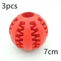 Interactive Rubber Slow Feeder Dog Ball - All The Above