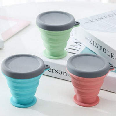 200ML Silicone Collapsible Travel Coffee Cup - All The Above