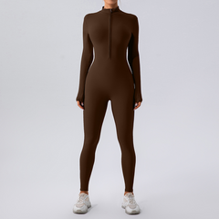 Fleece-Lined Yoga Jumpsuit - All The Above