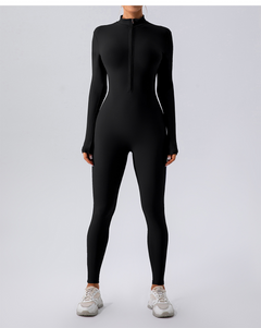Fleece-Lined Yoga Jumpsuit - All The Above