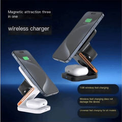 3-in-1 Folding Wireless Charger - All The Above