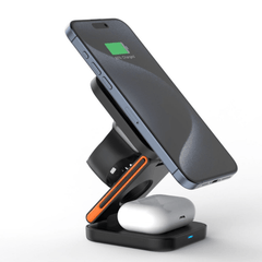 3-in-1 Folding Wireless Charger - All The Above