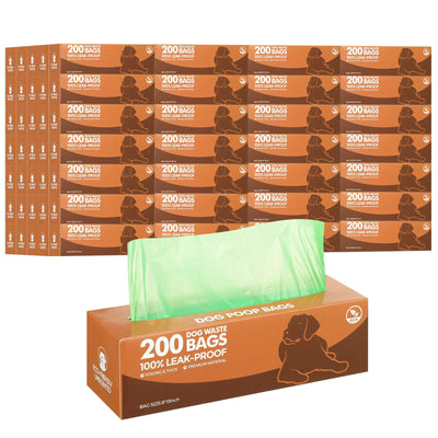 50 Rolls Dog Waste Bags 10000 Count Dog Trash Bags Leak Proof Pet Bags Doggie Poop Roll Waste Bags Dog Thick Plastic Bag for Home Park Outdoor Travel Pet Supplies (Dark Green) - All The Above
