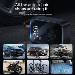 Portable Wireless Car Tire Air Inflator Pump