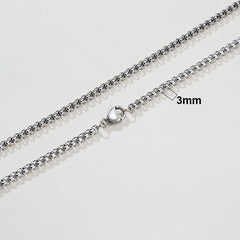 Twisted Rope Figaro Necklaces - All The Above