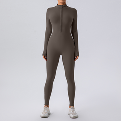 Fleece-Lined Yoga Jumpsuit - All The Above