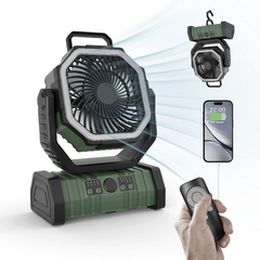 Outdoor Household Power Bank LED Light Camping Fan - All The Above