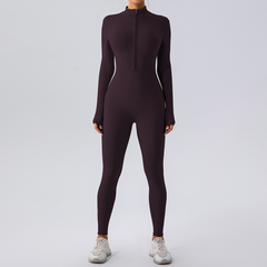 Fleece-Lined Yoga Jumpsuit - All The Above