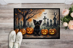Affenpinscher Spooky Halloween Doormat - All The Above
