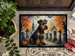 Airedale Terrier Spooky Halloween Doormat - All The Above