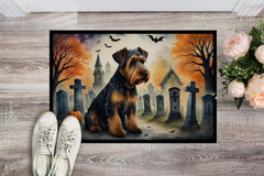 Airedale Terrier Spooky Halloween Doormat - All The Above
