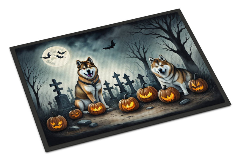 Akita Spooky Halloween Doormat - All The Above