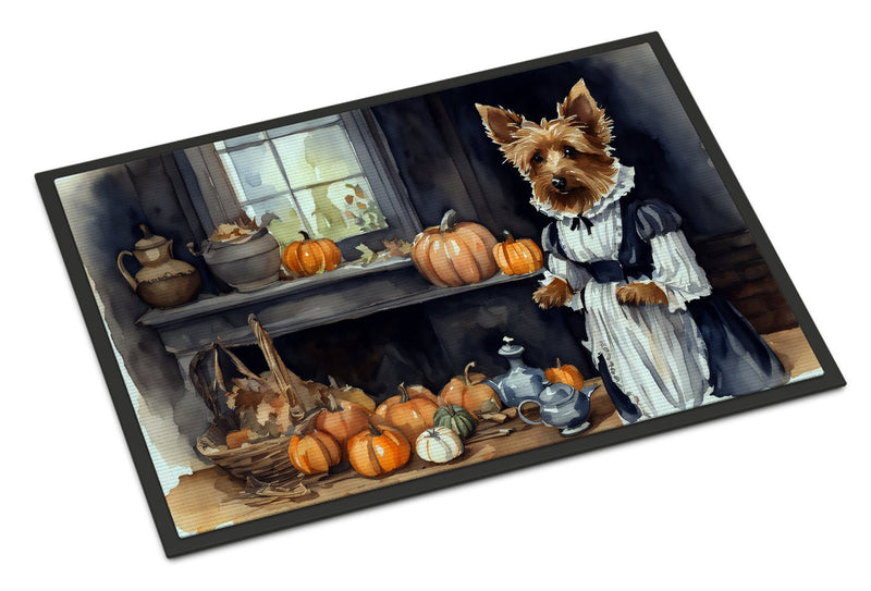 Australian Terrier Fall Kitchen Pumpkins Doormat - All The Above