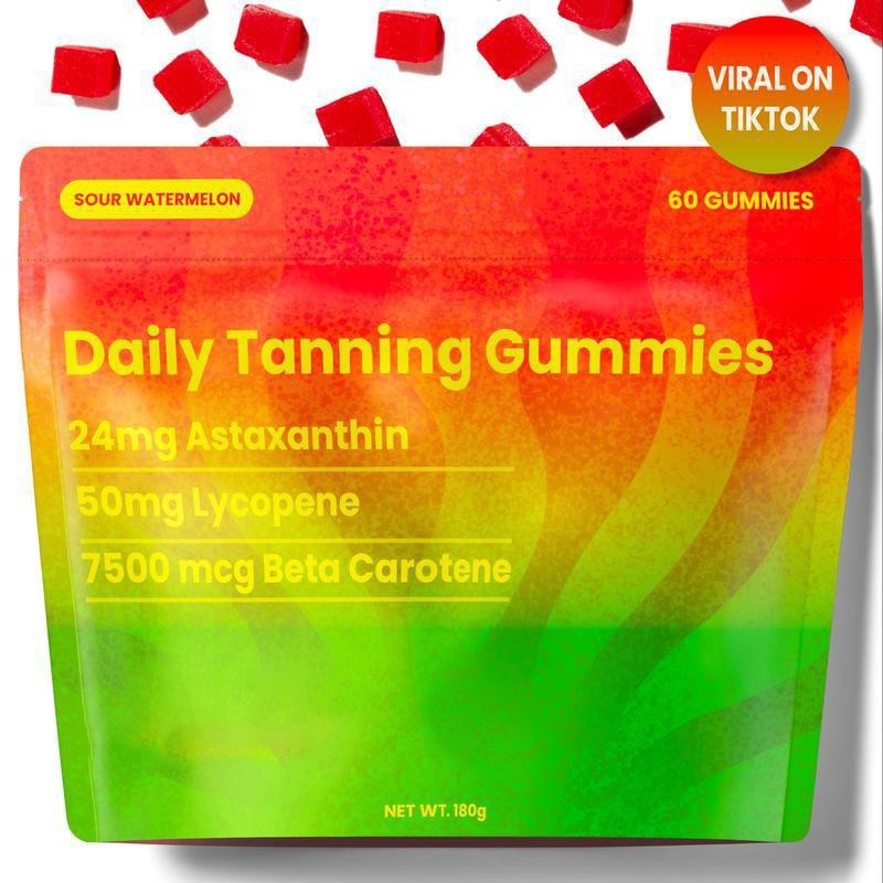 Sun Tanning Soft Gummies (60 Tablets) - All The Above