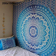 Bohemian Mandala Wall Tapestry And Yoga Mat Decor - All The Above