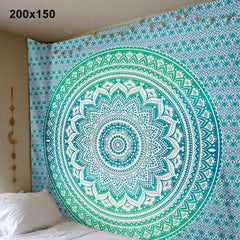Bohemian Mandala Wall Tapestry And Yoga Mat Decor - All The Above