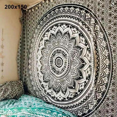 Bohemian Mandala Wall Tapestry And Yoga Mat Decor - All The Above