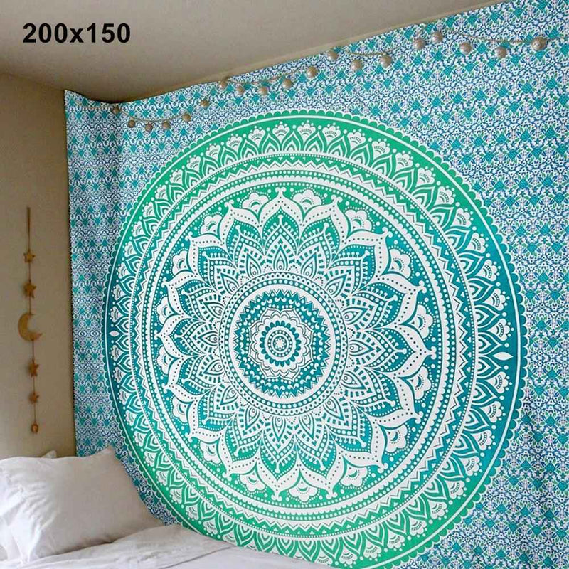 Bohemian Mandala Wall Tapestry And Yoga Mat Decor - All The Above