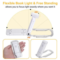 LED USB Rechargeable Book Light Reading Light Eye Protection - All The Above