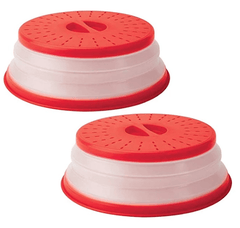 Collapsible High-Temperature Microwave Splash Cover - All The Above