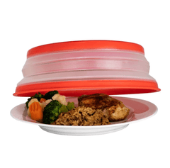 Collapsible High-Temperature Microwave Splash Cover - All The Above