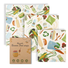 Cotton Beeswax Fresh-Keeping Cloth - All The Above
