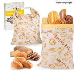 Cotton Linen Bread Bag - All The Above