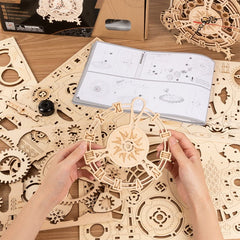 DIY Wooden Mechanical Owl Clock Model for Home Decor - All The Above