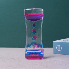 Dual Color Liquid Acrylic Hourglass Timer Decor - All The Above