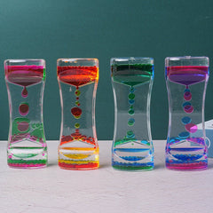 Dual Color Liquid Acrylic Hourglass Timer Decor - All The Above