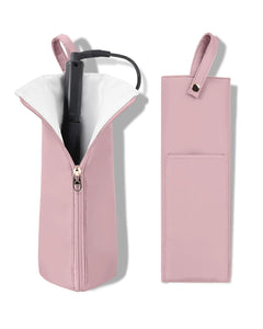 Easy-U Hot Iron Holder & Mat Heat Resistant Travel Bag for Curling Iron Flat Iron - Hair Tool Organizer for Home Travel - All The Above