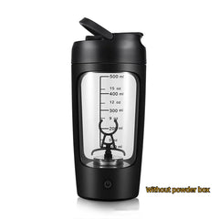 Electric Portable Whey Protein Shaker Bottle - All The Above