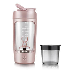 Electric Portable Whey Protein Shaker Bottle - All The Above
