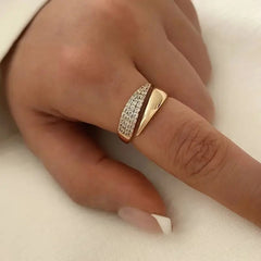 Elegant Adjustable Sparkle Ring - All The Above