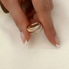 Elegant Adjustable Sparkle Ring - All The Above