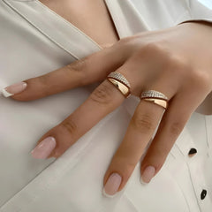 Elegant Adjustable Sparkle Ring - All The Above