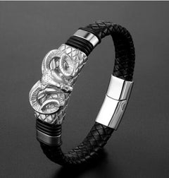 Retro Stainless Steel Text Band Ring