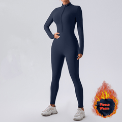 Fleece-Lined Yoga Jumpsuit - All The Above