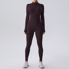 Fleece-Lined Yoga Jumpsuit - All The Above