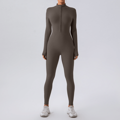 Fleece-Lined Yoga Jumpsuit - All The Above
