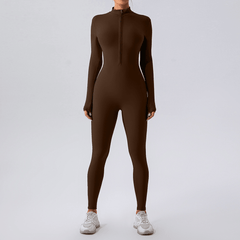 Fleece-Lined Yoga Jumpsuit - All The Above