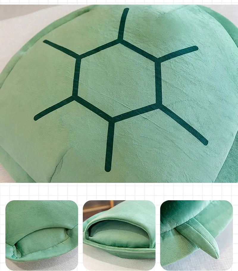 Green Wearable Turtle Shell Pillows - All The Above
