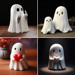 Halloween Ghost Ornament - All The Above