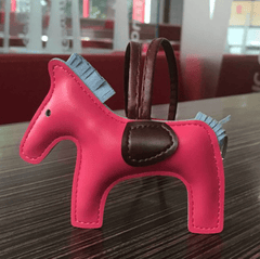 Handmade Leather Pony Keychain And Bag Charm - All The Above