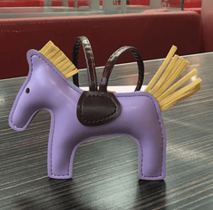 Handmade Leather Pony Keychain And Bag Charm - All The Above