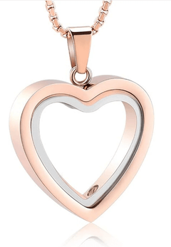 Heartfelt Remembrance: Stainless Steel Heart-Shaped Cremation Pendant - All The Above