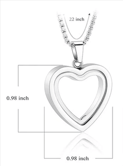 Heartfelt Remembrance: Stainless Steel Heart-Shaped Cremation Pendant - All The Above